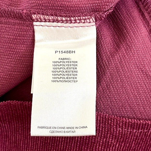 NWT L Red Molly Bracken Corduroy Dress - Picture 8 of 9